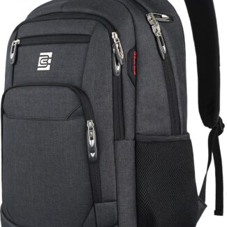 Volher Laptop Backpack,Business Travel Anti Theft Slim Durable Laptops Backpack,Water Resistant College Computer Bag for Women & Men Fits 15.6 Inch Laptop and Notebook - Black